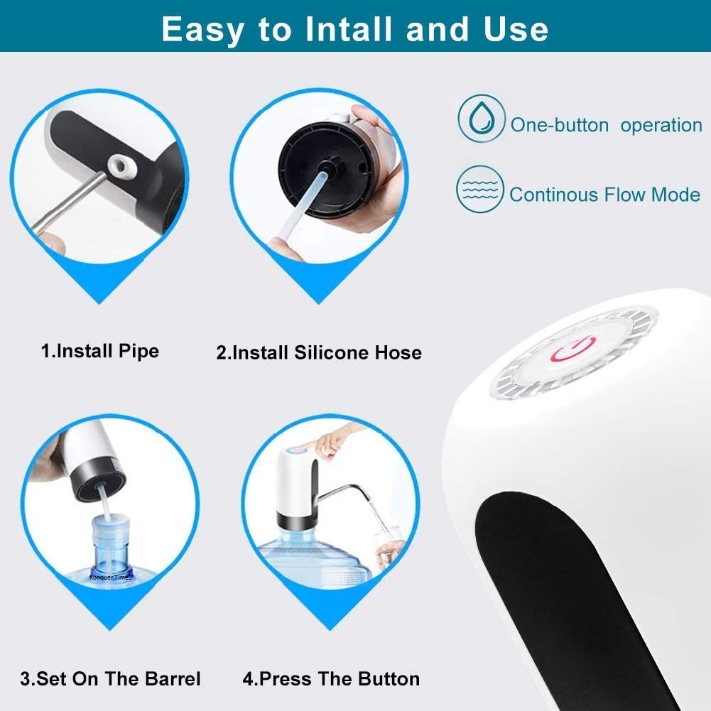Wireless Water Can Dispenser Pump